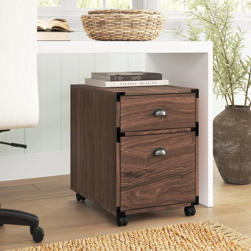 Ensemble de bureau 2 pièces Wycombe, Noyer, H 30 po x l 59 po x P 30 po