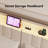 3-Pieces Bedroom Sets,Floating Bed Frame With LED Light And Charging Station  And Two Nightstands With Charging Station-395211082