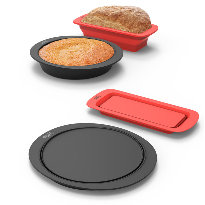 Collapsible Bakemate Round Cake & Loaf Tin