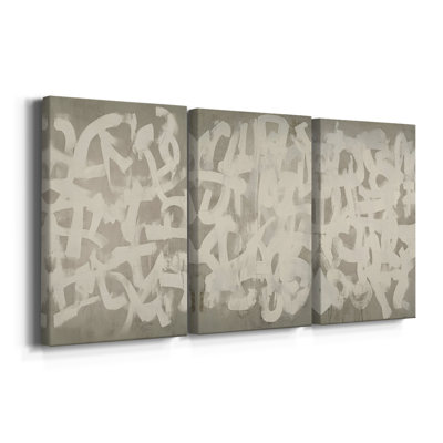 ABSTRACT Series DCCXXX  -Custom Wrapped Gallery Canvas - 3 Pieces