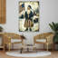 Freedom Santa Vintage Winter Wall Art Print 1 Piece Wrapped Canvas Wall Art-1779389402