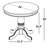 Wilkey Rubberwood Round Solid Wood Top with Solid Wood Base Dining Table-873399750