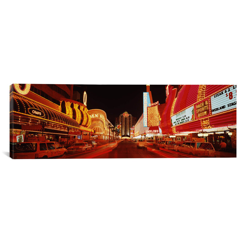 «Las Vegas Nevada USA # 2» par Panoramic Images, reproduction sur toile tendue sur châssis, H 12 po x l 36 po x P 1,5 po