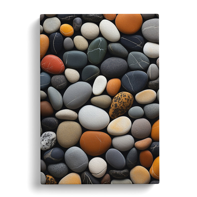 Pebbles Modern - Wrapped Canvas, 60cm H x 40cm W x 3cm D