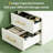 5-Tier Display Shelf,L-Shaped Bookcase,Corner Storage Bookcase