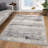 Abstract Gray/Black Area Rug-2075918608