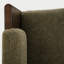 Causeuse 48,5 po (noyer + vert)-130105562
