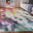 Apollo Abstract Galets Aquarelle Multi Pebble Watercolor Area Rug-2082009424