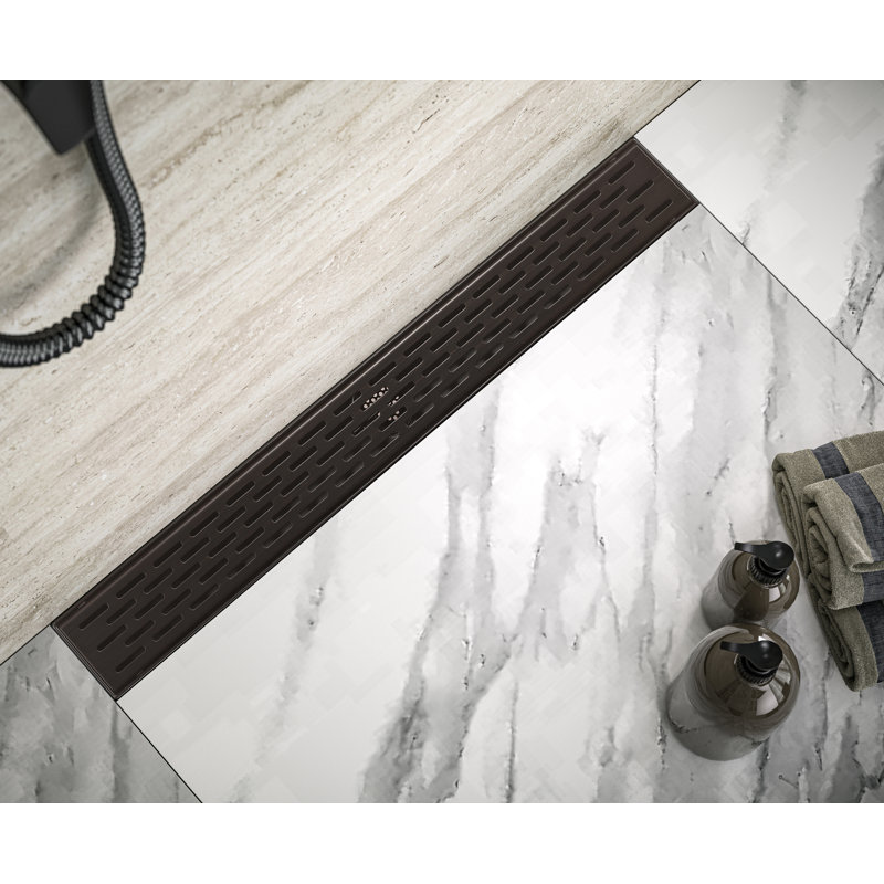 36'' W Linear Grid, Venetian Bronze