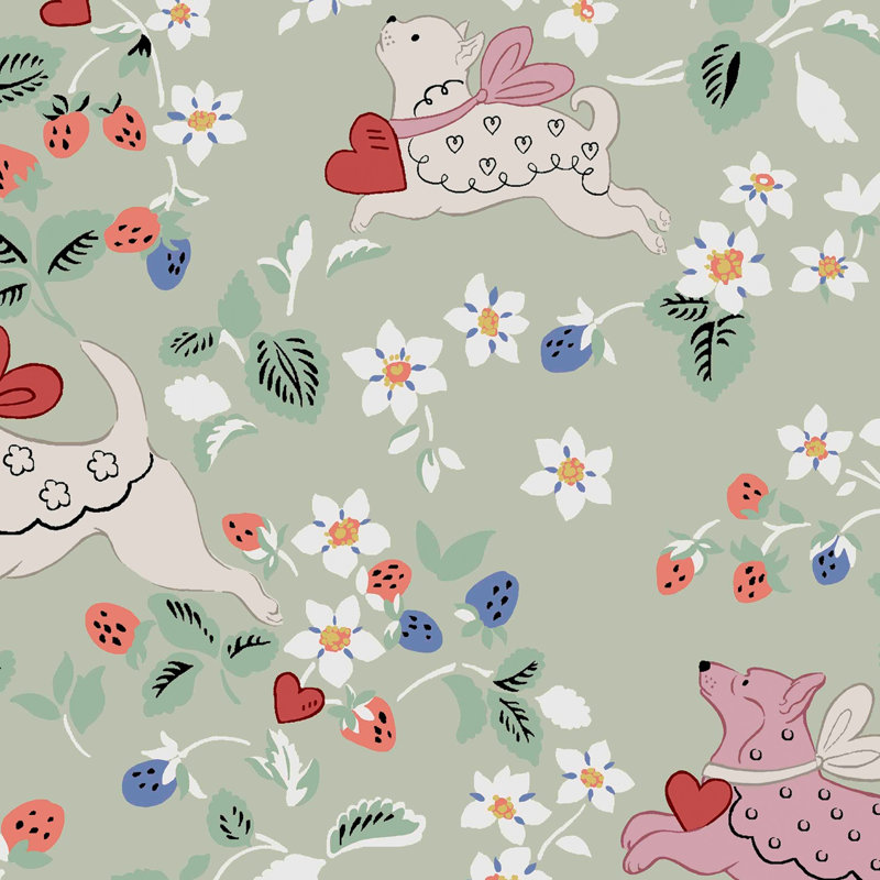 Papier peint floral Cath Kidston