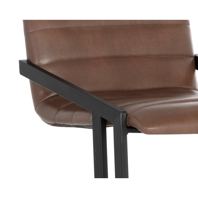 Dainon Upholstered Stool with Metal Frame