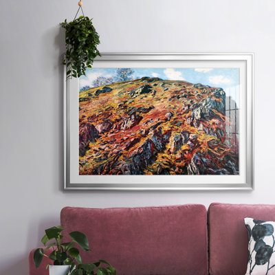 «The Boulder», impression encadrée sur papier par Monet