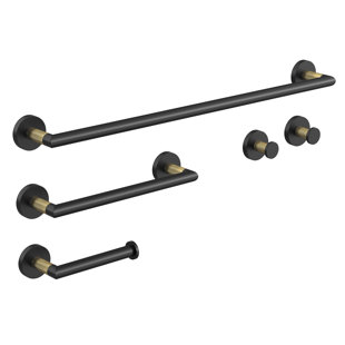 Fresco 5 pieces Decorative Bathroom Hardware sets