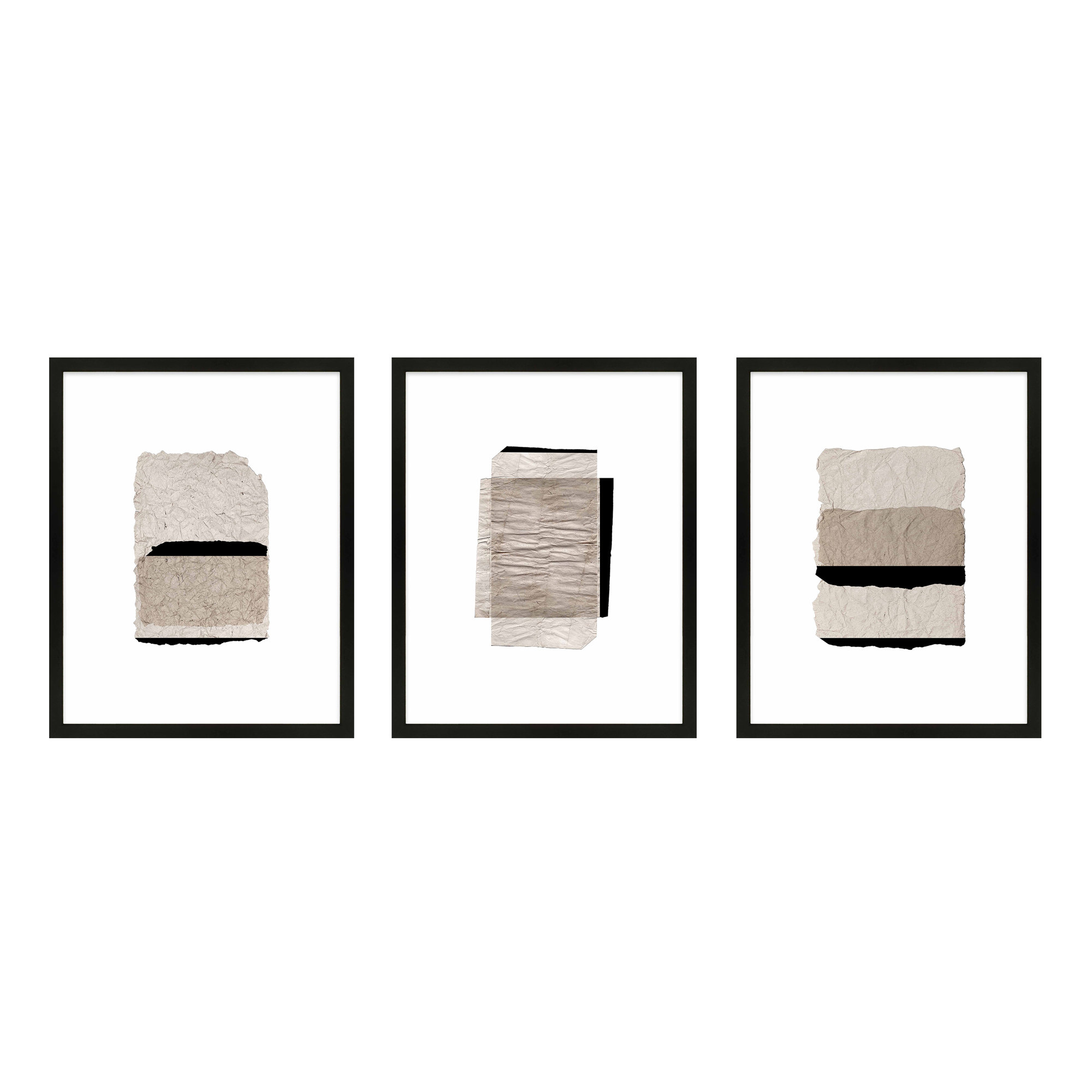 Fiber by Eleni Psyllaki For Paradissi Digital Art, 25" H x 20" W  x 1.25" D, Black Framed