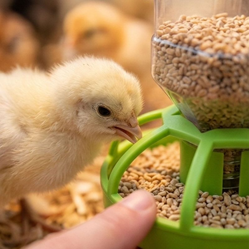 Distributeur d'eau automatique pour poulets multifonctionnel, vert, S