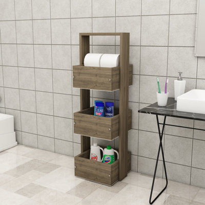 Etly 3 -Shelf Storage Cabinet