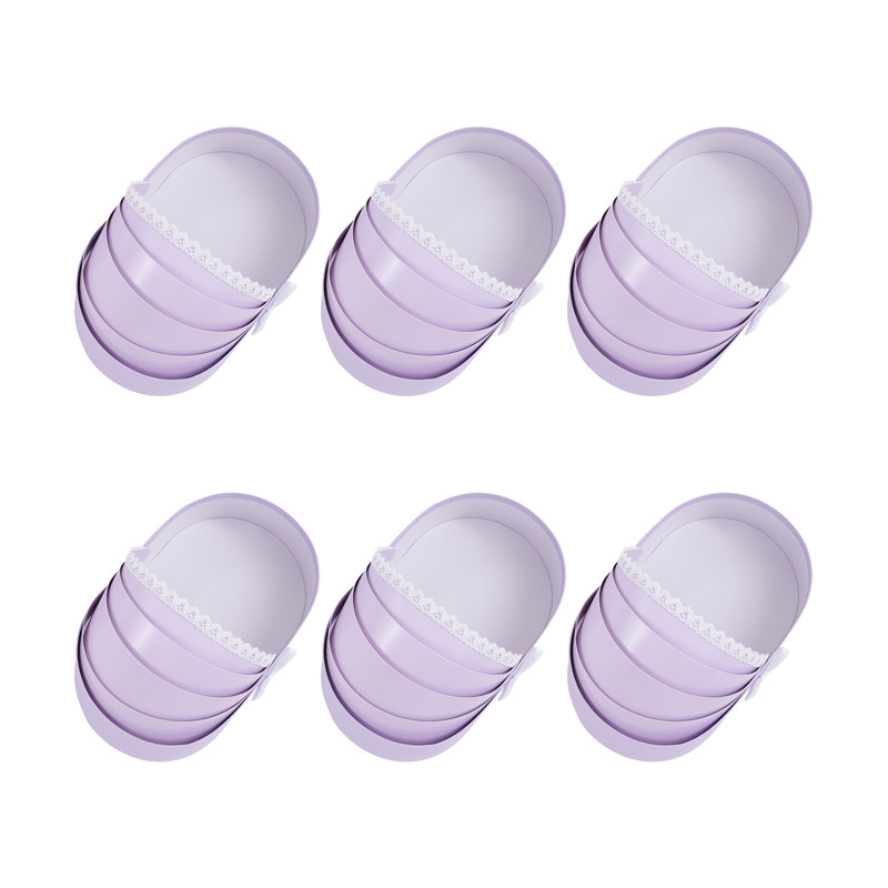 Coffret de fleurs 6 pièces, Mauve