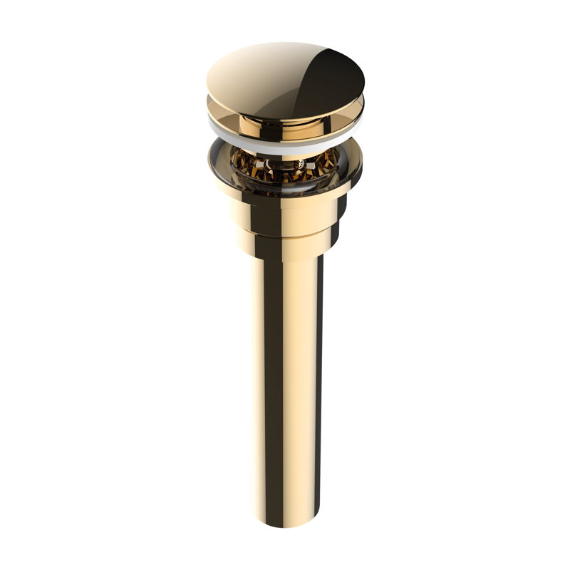Vessel Sink Drain Kit, Polished Brass