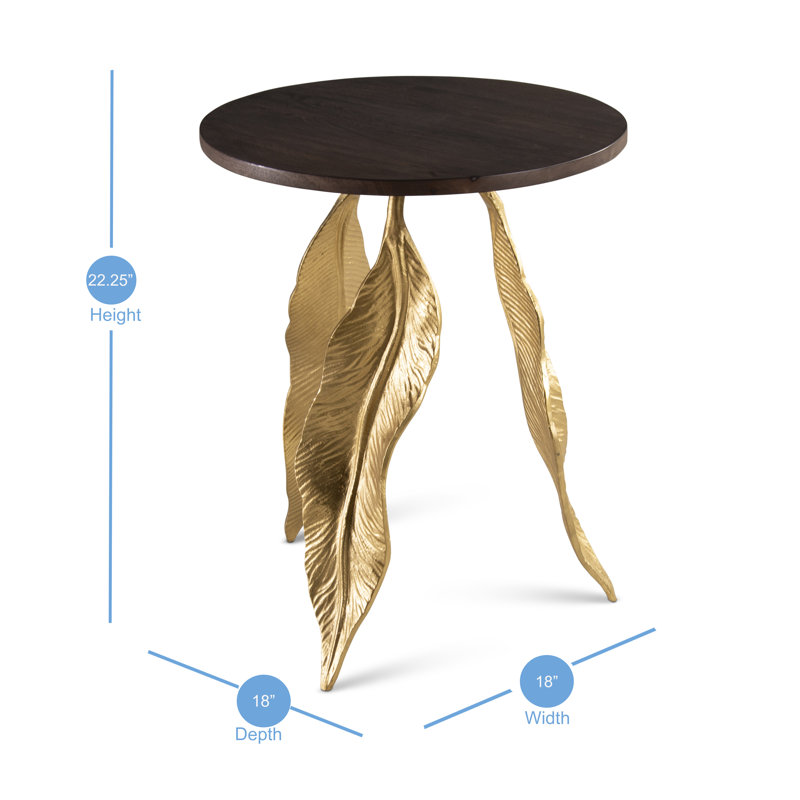 Table de bout en bois Brittlyns
