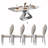 Ardenia 4 - Person Pedestal Dining Set-1713923426-1713923427