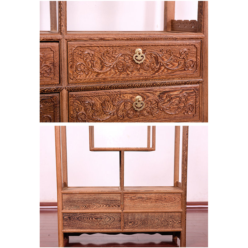 New Chinese Minimalist Style Bookcase