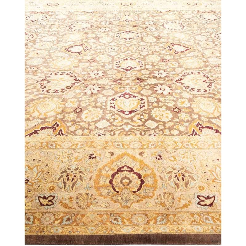 Classic One-of-a-Kind 12' 4" x 17' 10" Hand Knotted Area Rug