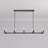 Millennium Lighting Lauver 10 Light Chandelier Ceiling Light in Matte Black with