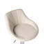 Swivel Upholstered Adjustable Height Bar Stool-1324496037