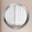 Huldar Glass Flat Wall Mirror