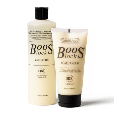 John Boos Mystery Oil and Moisture Cream for Butcher Blocks and Cutting Boards