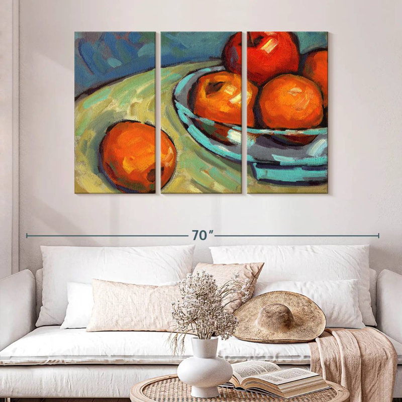 Yarlin bol de fruits nature morte I, H 32 po x l 50 po