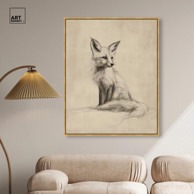 "Tailwind S Croquis II", impression sur toile par Art Remedy, cadre noir, 16 x 20