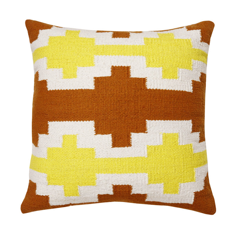 Cotton Geometric Throw Pillow Cover, Pillow Cover Only - No Insert