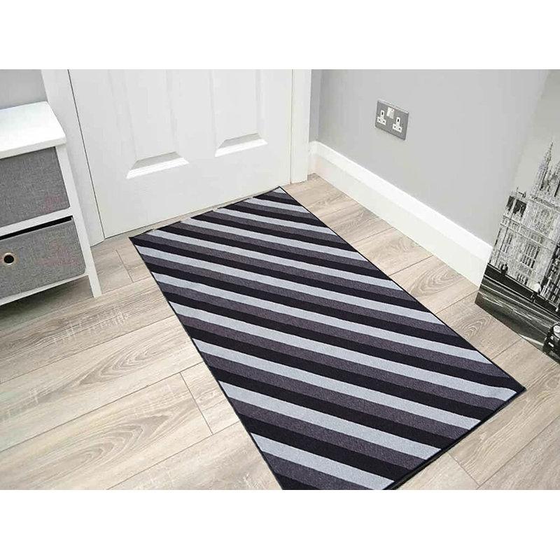 Lacy Striped Berber Indoor / Outdoor Area Rug, Runner 67 x 120cm