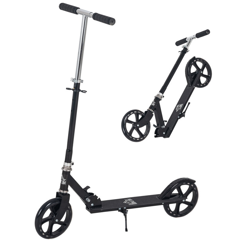 HOMCOM Kids Scooter Teenager Kick Scooter Adjustable Height for 7-14 Years