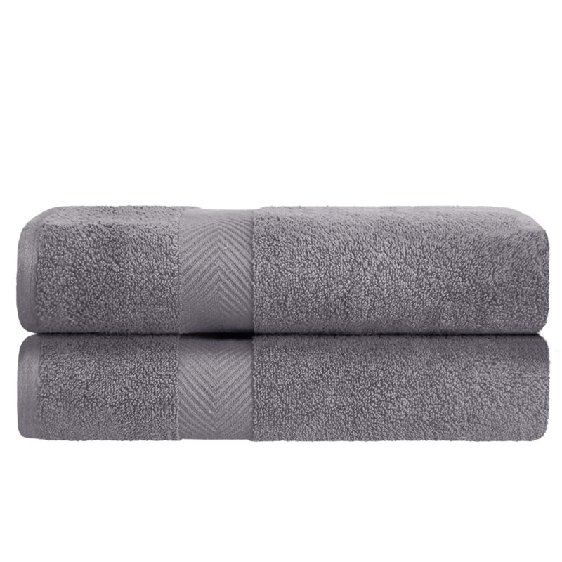Drap de bain 100% coton Blue Nile Mills, Gris