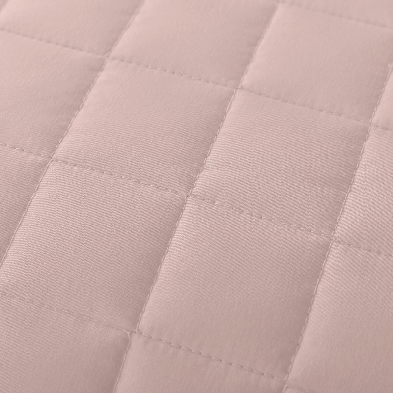  Couverture à tissage géométrique, Rosé, Grand