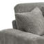 Canapé modulaire réversible en velours côtelé avec 6 coussins