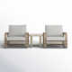Pietra 2 - Person Patio Conversation Sets with Cushions
