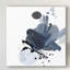 « blue & black splash », peinture sur toile tendue-1876471561