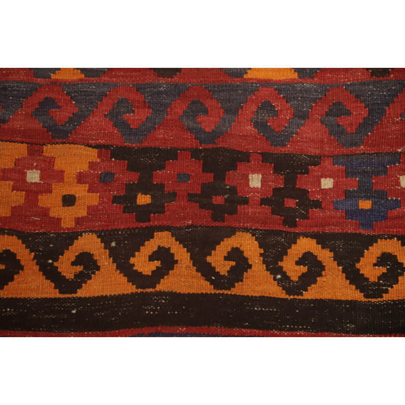 Tapis kilim en laine Trellis