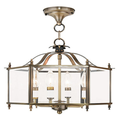 Lustre tambour 4 lumières Azita