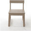 Ensemble de 2 chaises de salle à manger intérieures / extérieures en PEHD gris, chaises de jardin et de patio toutes saisons avec dossier moderne-1981623793