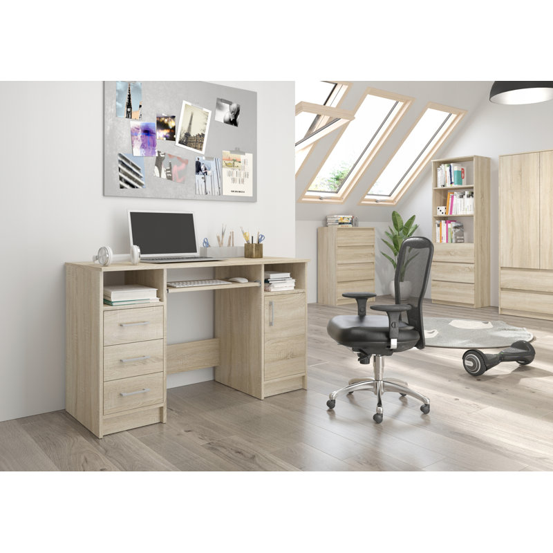 Ansaldo Computer Table, Tan