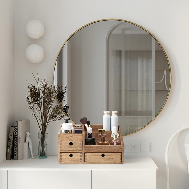 Solid Wood Desk Organiser