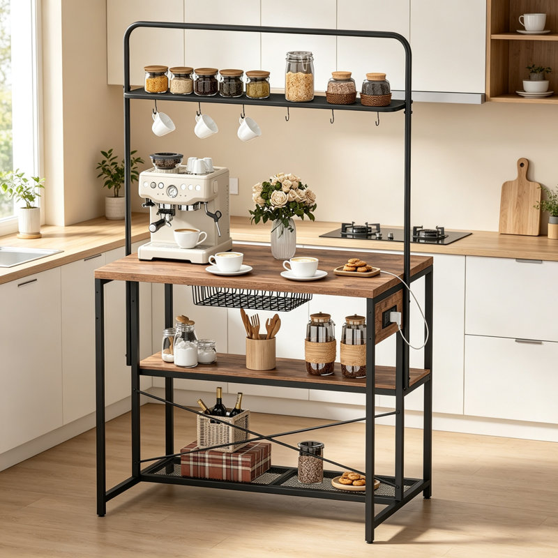 107 cm W Kitchen Island with