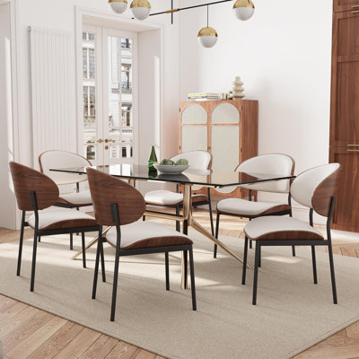 PU Leather Upholstered Dining Chairs,Side Chair for Dining Rooms,Kitchens,Living rooms by George Oliver