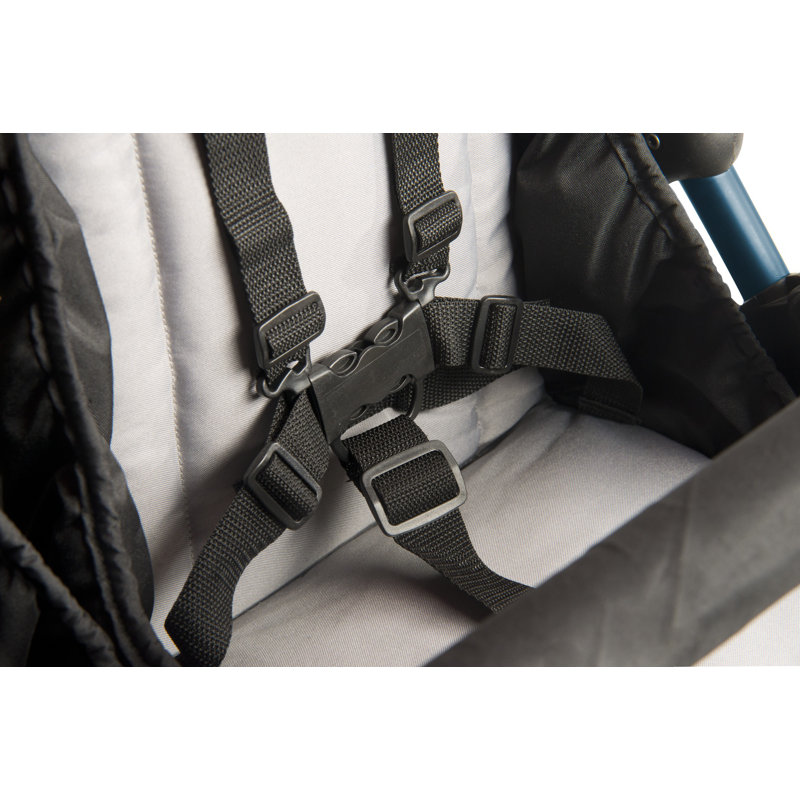 Gaggle Compass 3 Seat Stroller with Sun Canopy, Black/Grey