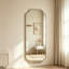 Stainless Steel Frame Leaning Mirror-476644842