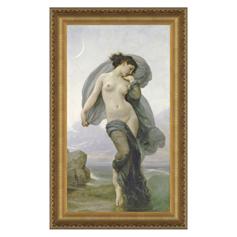 «Evening Mood, 1882» par William-Adolphe Bouguereau, reproduction de cadre photo sur Cavas